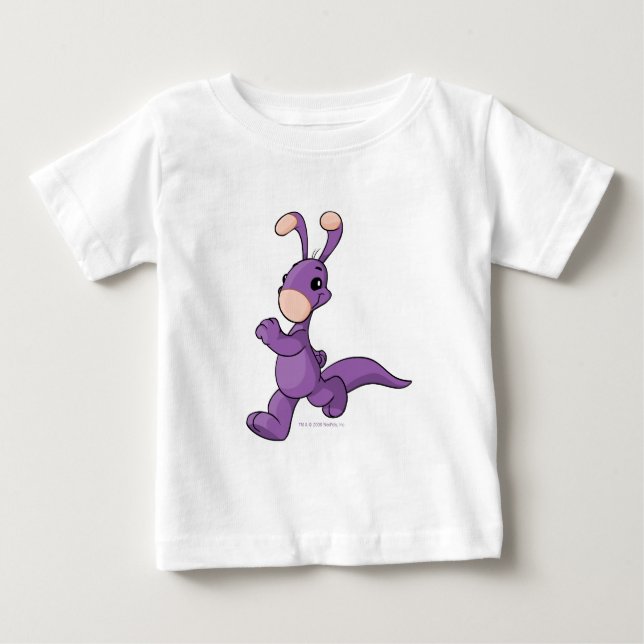 Camiseta De Bebé Blumaroo púrpura que marcha (Anverso)