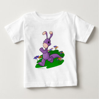 Camiseta De Bebé Blumaroo púrpura que marcha a través de la isla de