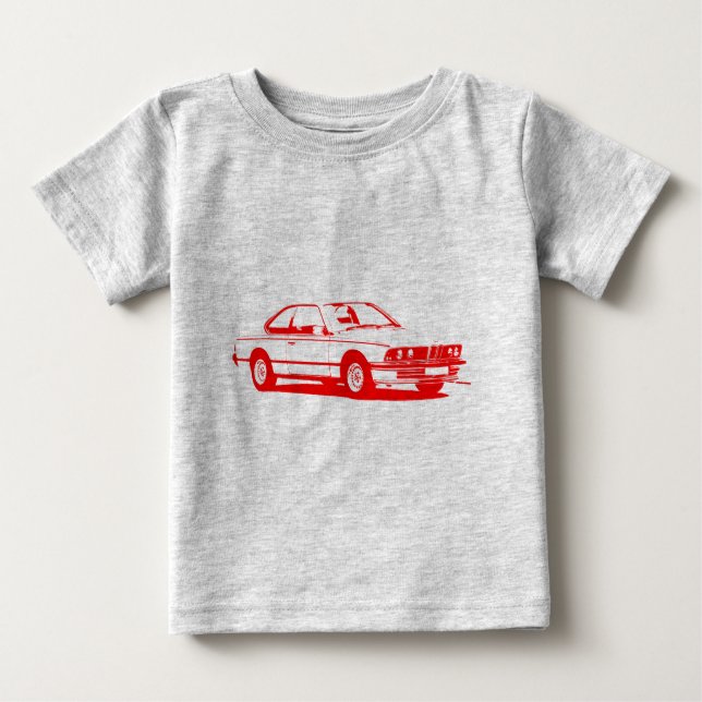 Camiseta De Bebé BMW Classic red (Anverso)