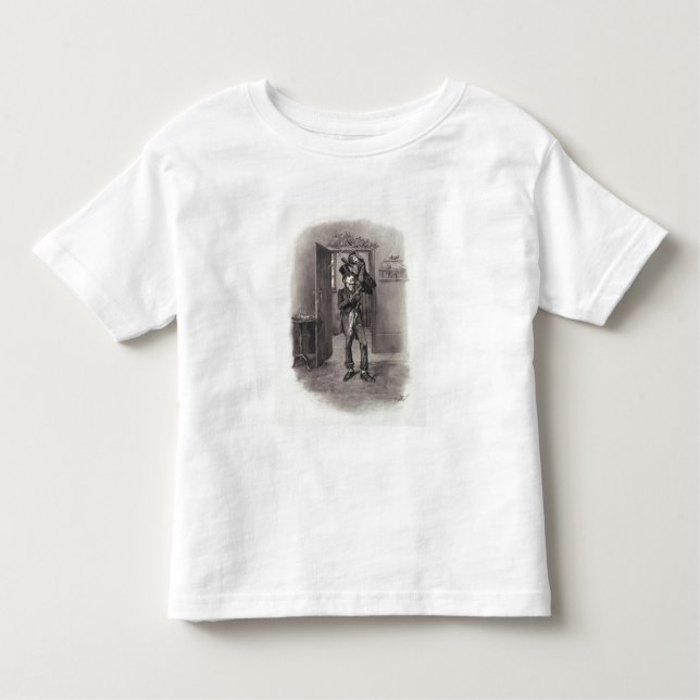 Camiseta De Bebé Bob Cratchit y Tim minúsculo, de 'Charles Dickens: (Anverso)