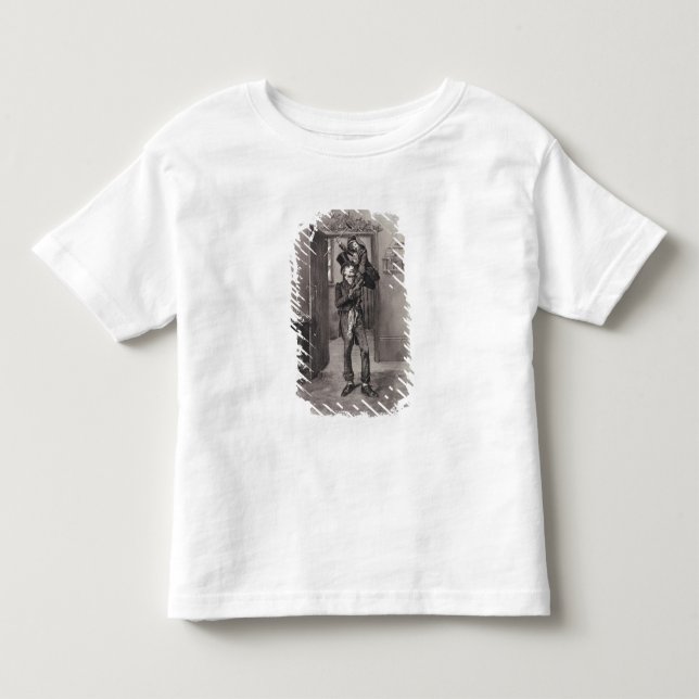Camiseta De Bebé Bob Cratchit y Tim minúsculo, de 'Charles Dickens: (Anverso)