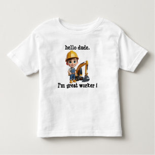 Camiseta De Bebé Bob el constructor hola clase construcción