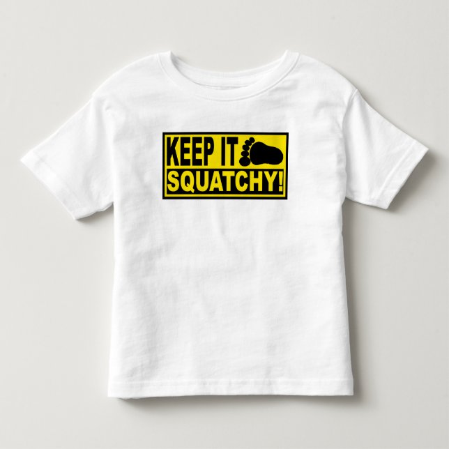 Camiseta De Bebé ¡Bobo original y superventas LO GUARDA SQUATCHY! (Anverso)