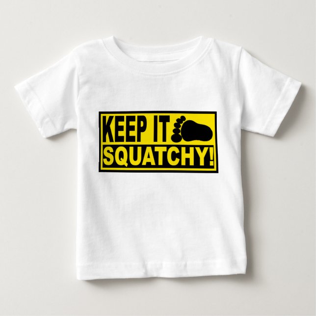 Camiseta De Bebé ¡Bobo original y superventas LO GUARDA SQUATCHY! (Anverso)