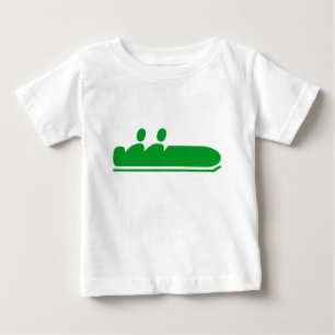 Camiseta De Bebé Bobsled - Verde de hierba
