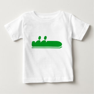 Camiseta De Bebé Bobsled - Verde de hierba