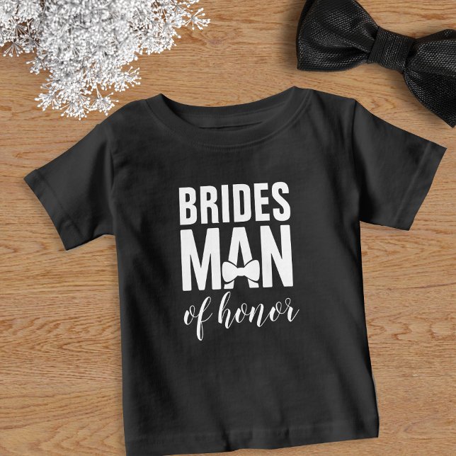 Camiseta De Bebé Boda Bridal Party Bridesman De Honor T-Shirt (A cute Bridesman of Honor shirt just for your bridesman,)