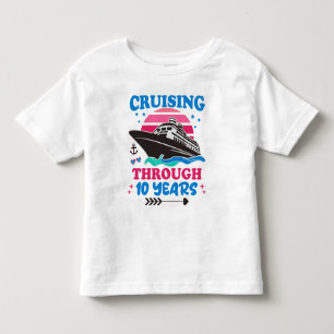 Camiseta De Bebé Boda de crucero a través de 10 años