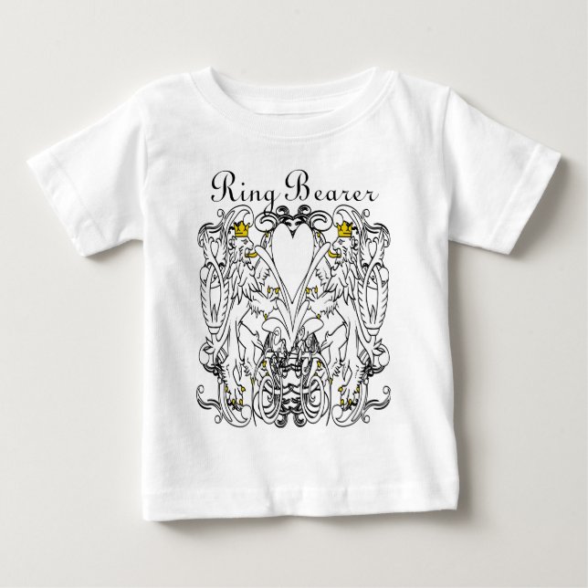 Camiseta De Bebé Boda del Renacimiento de Lion Rampant (Anverso)