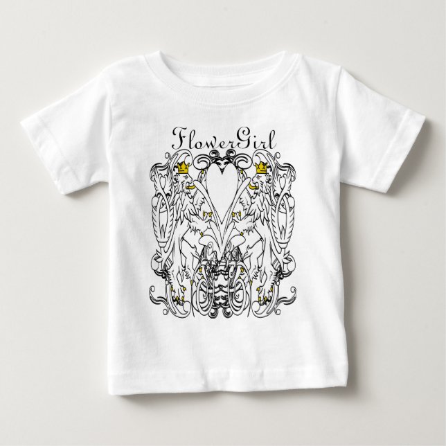 Camiseta De Bebé Boda del Renacimiento de Lion Rampant (Anverso)
