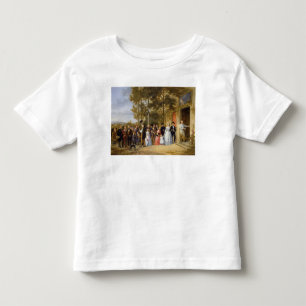 Camiseta De Bebé Boda en el Volante Coeur, Louveciennes