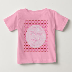 Camiseta De Bebé Boda Primavera Rosa Flor de cerezo y cerezas