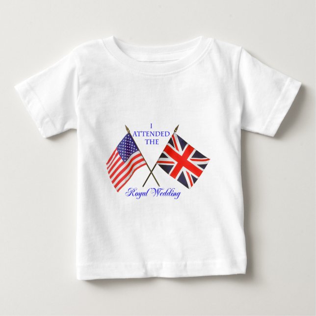 Camiseta De Bebé Boda real (Anverso)