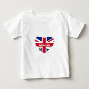 Camiseta De Bebé Boda Real - Kate & William