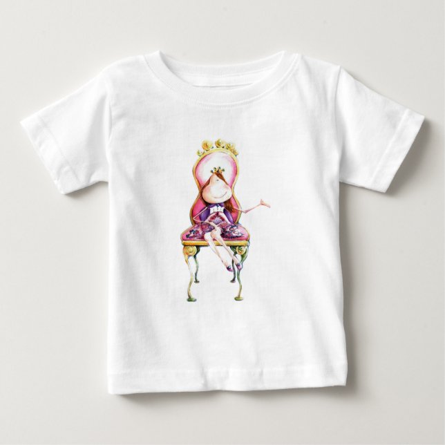 Camiseta De Bebé Body con tutú Princesa (Anverso)