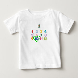 Camiseta De Bebé Body de bebé con hitos mensuales - 1 a 12 meses H