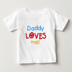 Camiseta De Bebé Body de bebé Daddy Loves Me Baby Tutu