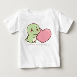 Camiseta De Bebé Body de Bebé - Dinosaurio Triste Lindo con Brazos