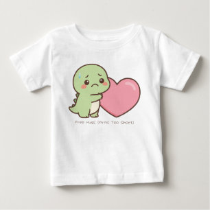 Camiseta De Bebé Body de Bebé - Dinosaurio Triste Lindo con Brazos 