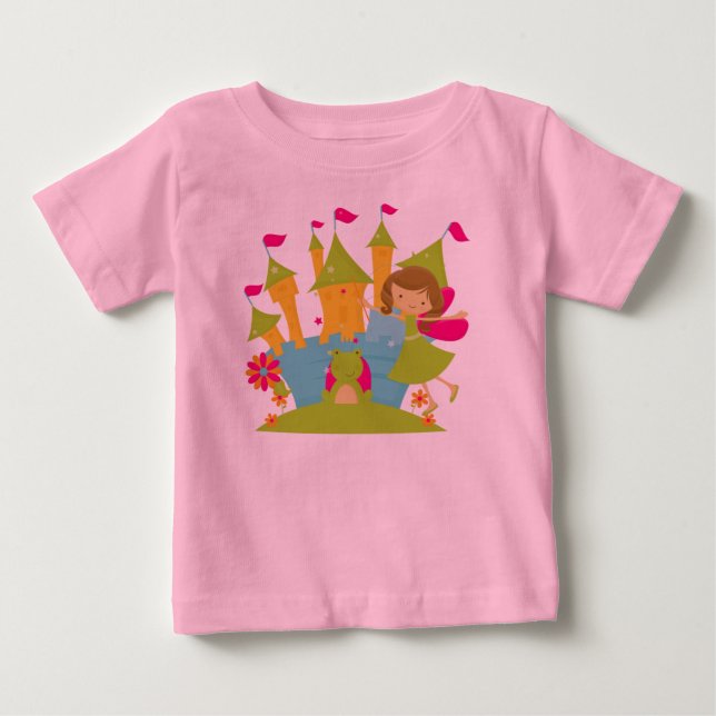 Camiseta De Bebé Body de Tutú de Princesa Hada Morena (Anverso)