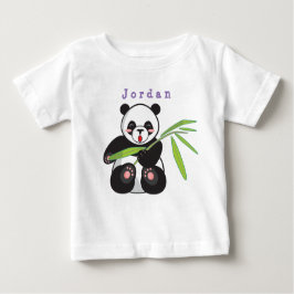 Camiseta De Bebé bodysuit divertido , panda 03 . traje de bebé