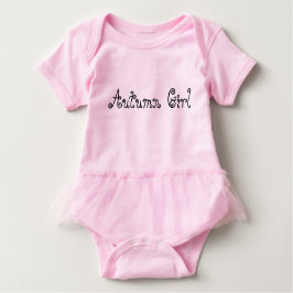 Camiseta De Bebé Bodysuit para bebé de tutú con tipografía de niña