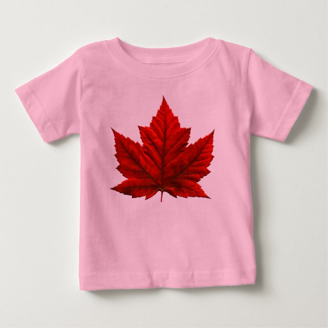 Camiseta De Bebé Bodysuits para bebé de Canadá Bandera Bebé Tootoo  (Anverso)