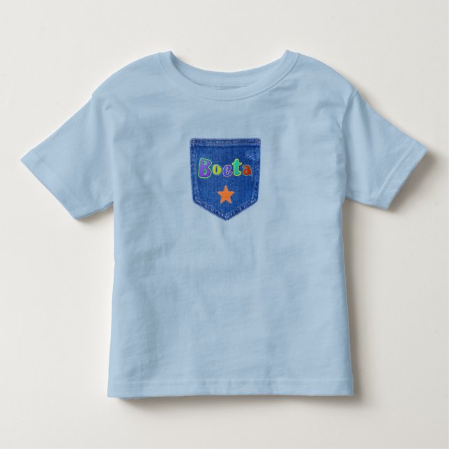 Camiseta De Bebé BOETA Afrikáans / Afrikaner / Niño sudafricano (Anverso)