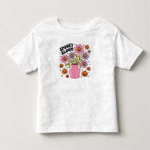 Camiseta De Bebé Boho Halloween Flor PNG