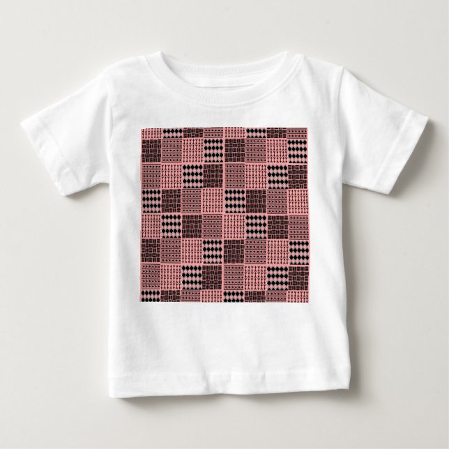 Camiseta De Bebé Boho Quilt (Anverso)