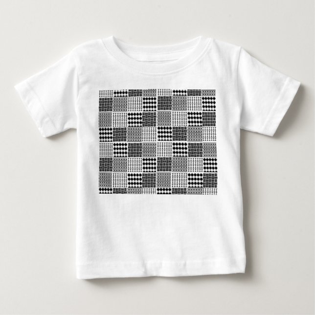 Camiseta De Bebé Boho Quilt (Anverso)