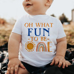 Camiseta De Bebé Boho único acuarela<br><div class="desc">Hermoso sol acuarela y arco iris -camiseta de un bebé</div>