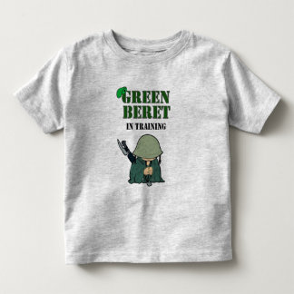 Camiseta De Bebé Boina verde en el entrenamiento