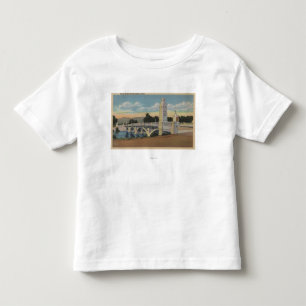 Camiseta De Bebé Boise, identificación - vista del puente del río