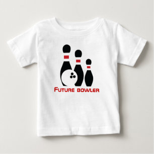 Camiseta De Bebé Bola, boliche y bolas futuras