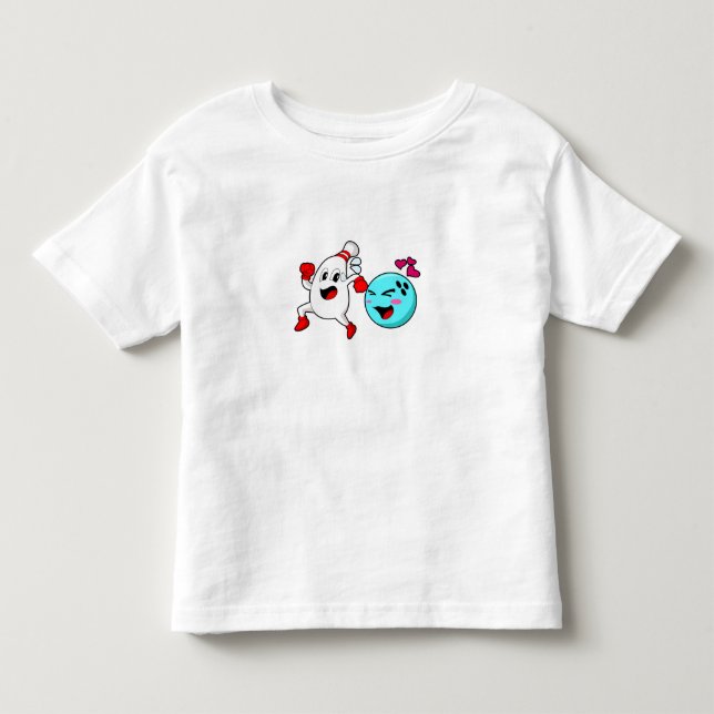 Camiseta De Bebé Bola de bolos (Anverso)
