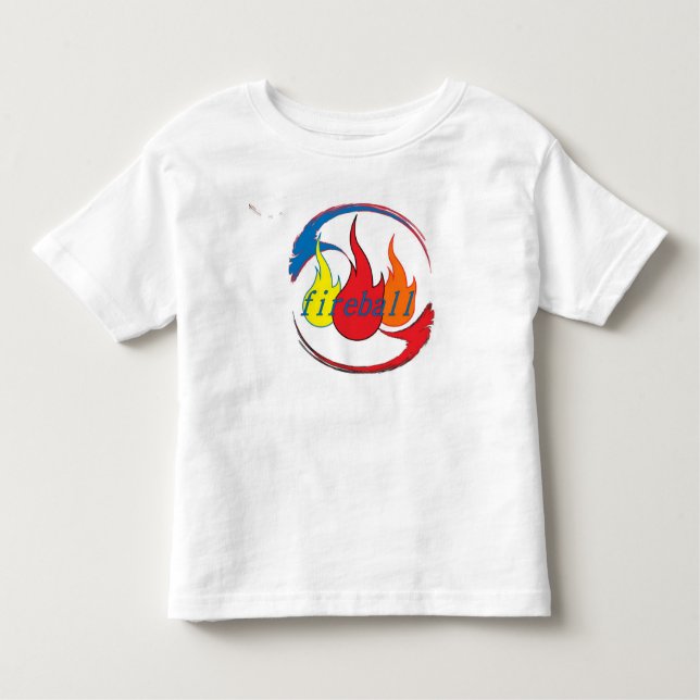 Camiseta De Bebé Bola de fuego (Anverso)