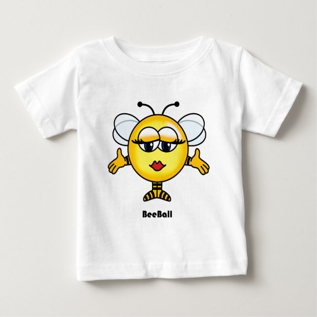 Camiseta De Bebé Bola de la abeja (Anverso)