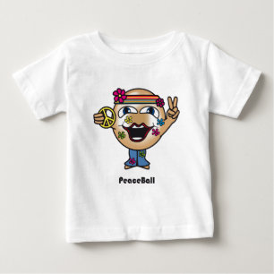 Camiseta De Bebé Bola de la paz