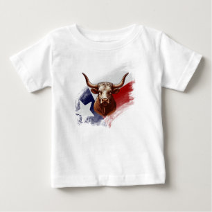 Camiseta De Bebé Bola de longhorn de Texas