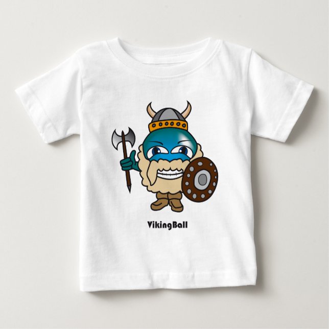 Camiseta De Bebé Bola de Viking (Anverso)