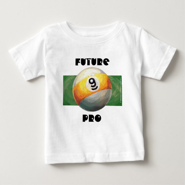 Camiseta De Bebé Bola del futuro 9 favorable (Anverso)