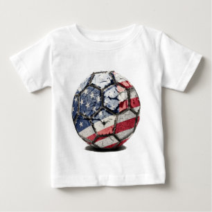 Camiseta De Bebé Bola vieja de los E.E.U.U.