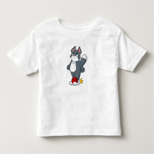 Camiseta De Bebé Bolas de bolos para el gato