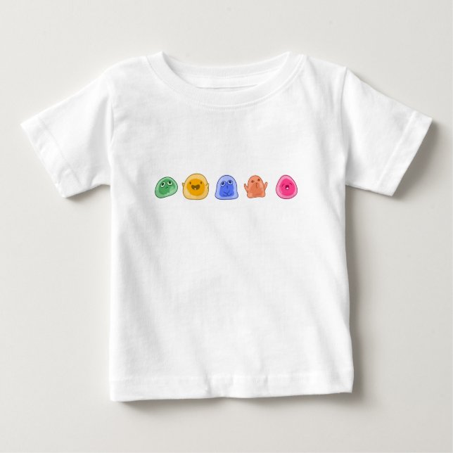 Camiseta De Bebé Bolas de Slime (Anverso)