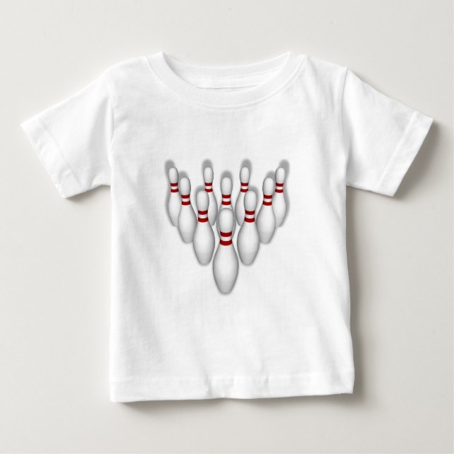 Camiseta De Bebé Bolas: Modelo 3D: (Anverso)