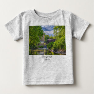 Camiseta De Bebé Bollinger Mill Y Burfordville Cover Bridge Bab