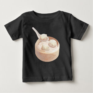 Camiseta De Bebé Bollos al vapor de Bao con té