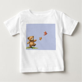 Camiseta De Bebé Bolsa de mano de OSO DE PELUCHE CAMINANDO