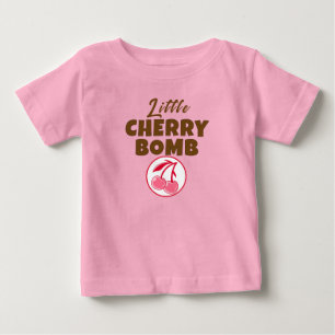 Camiseta De Bebé bomba de cereza